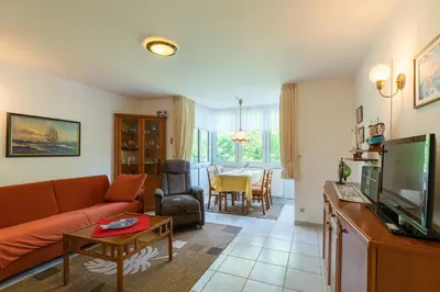 TV/Unterhaltungsangebot in der Unterkunft Elbstrom Wohnung 8