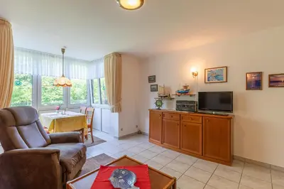 TV/Unterhaltungsangebot in der Unterkunft Elbstrom Wohnung 8