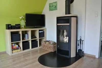 TV/Unterhaltungsangebot in der Unterkunft Ferienhaus 