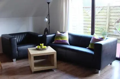 Ein Sitzbereich in der Unterkunft Ferienhaus 