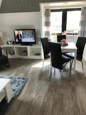 TV/Unterhaltungsangebot in der Unterkunft Haus Andrea -Wohnung oben