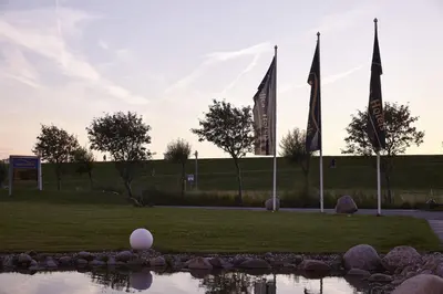 Ein Garten an der Unterkunft nordica Hotel Friesenhof