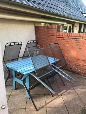 Ein Patio oder anderer Außenbereich in der Unterkunft Ferienhaus auf dem Hof