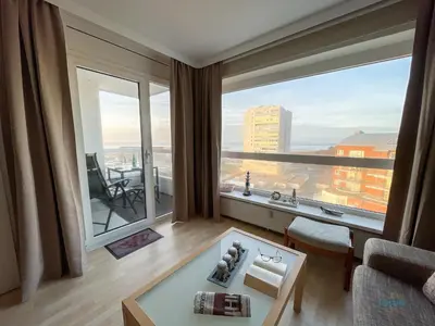 Ein allgemeiner Bergblick oder ein Berglick von der Ferienwohnung aus