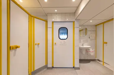 Ein Badezimmer in der Unterkunft Knechtsand 426