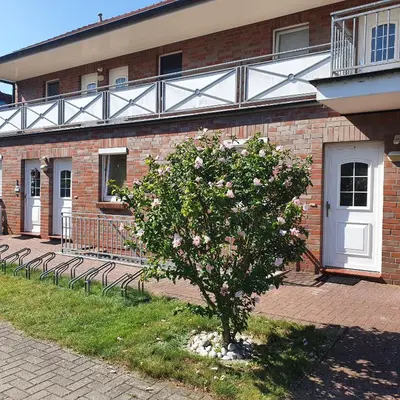 Das Gebäude in dem sich die Ferienwohnung befindet