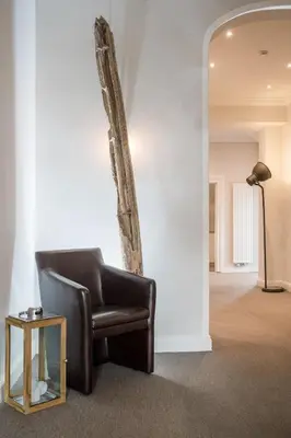 Ein Sitzbereich in der Unterkunft Akzent Hotel Dorn