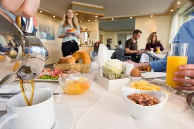 Essen im Hotel oder in der Nähe