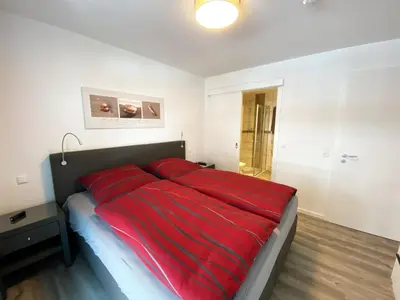 Ein Bett oder Betten in einem Zimmer der Unterkunft Ferienresidenz Cuxhaven