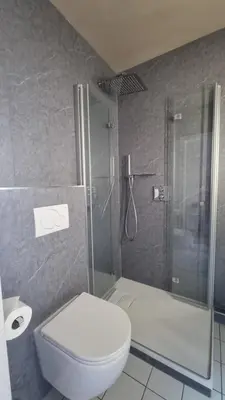 Ein Badezimmer in der Unterkunft Ferienwohnung Wattkieker