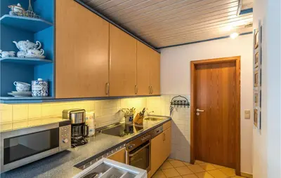 Küche/Küchenzeile in der Unterkunft Beautiful Apartment In Friedrichskoog