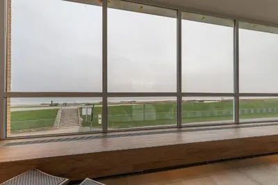 Ein Balkon oder eine Terrasse in der Unterkunft Wohnung 17