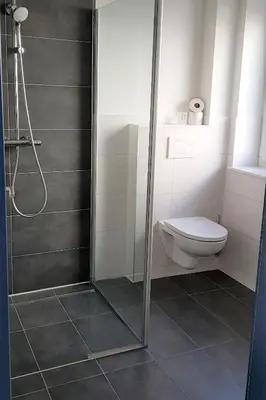 Ein Badezimmer in der Unterkunft Landhaus Braband Studios - Rugenbargsweg 17