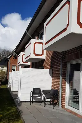 Das Gebäude in dem sich die Ferienwohnung befindet