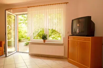 TV/Unterhaltungsangebot in der Unterkunft Landhaus Braband Ferienhaus - Rugenbargsweg 23