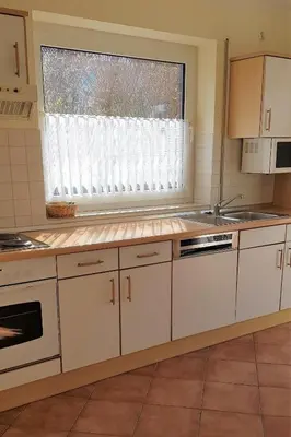 Küche/Küchenzeile in der Unterkunft Landhaus Braband Ferienwohnungen - Gustav-Schönleber-Weg 27