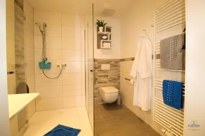 Ein Badezimmer in der Unterkunft Residenz Mühlentrift Wohnung 10