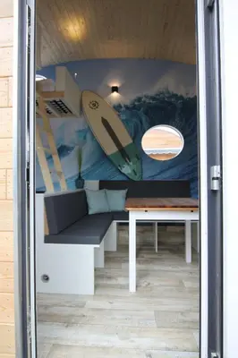 Grundriss der Unterkunft Tiny Wave Tiny House auf dem Campingplatz Strandgut