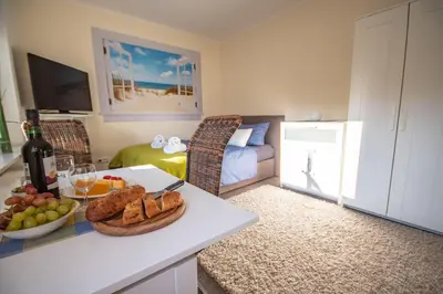 Essen in der Ferienwohnung oder in der Nähe