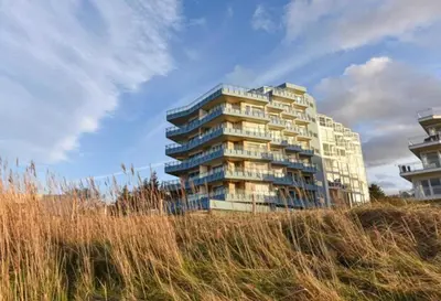 Das Gebäude in dem sich die Ferienwohnung befindet