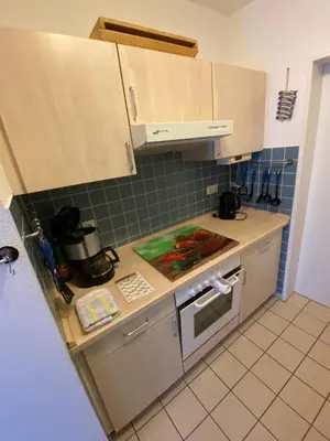 Küche/Küchenzeile in der Unterkunft Haus Windjammer