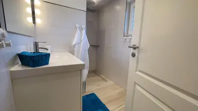Ein Badezimmer in der Unterkunft Wattn Traum 2