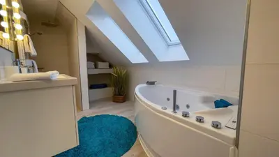 Ein Badezimmer in der Unterkunft Wattn Traum 2