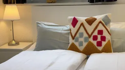 Ein Bett oder Betten in einem Zimmer der Unterkunft Wattn Traum 1