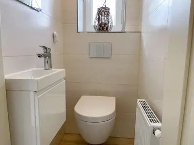 Ein Badezimmer in der Unterkunft Wattn Traum 1