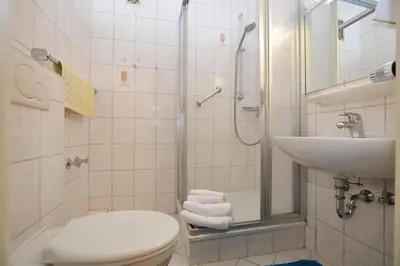 Ein Badezimmer in der Unterkunft Büsumer Seeblick