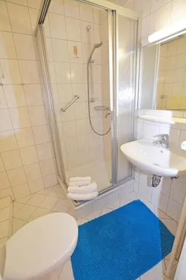 Ein Badezimmer in der Unterkunft Büsumer Seeblick