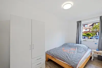 Ein Bett oder Betten in einem Zimmer der Unterkunft Johanne