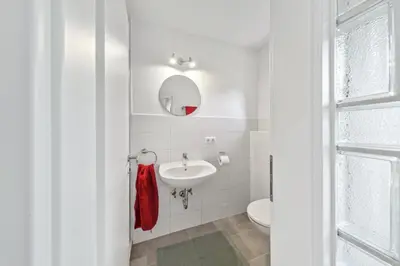 Ein Badezimmer in der Unterkunft Johanne