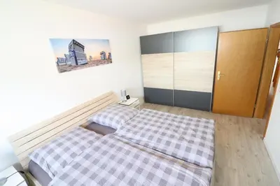 Ein Bett oder Betten in einem Zimmer der Unterkunft Inge 1