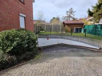 Das Gebäude in dem sich die Ferienwohnung befindet