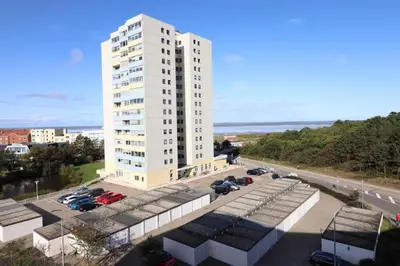 Das Gebäude in dem sich die Ferienwohnung befindet