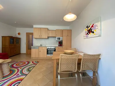 Küche/Küchenzeile in der Unterkunft Duhner Brise, Ferienwohnung 2