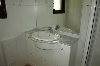 Ein Badezimmer in der Unterkunft Am Ringwall 15