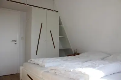 Ein Bett oder Betten in einem Zimmer der Unterkunft Am Ringwall 42