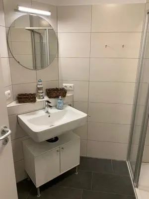 Ein Badezimmer in der Unterkunft Residenz 32 Wohnung 4