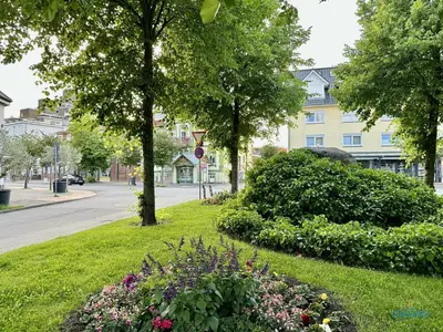 Ein Garten an der Unterkunft Haus Kerstin Duhnen Wohnung 8