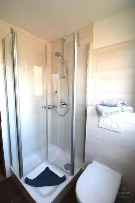 Ein Badezimmer in der Unterkunft Haus Kerstin Duhnen Wohnung 9