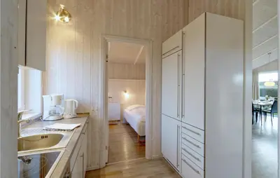 Ein Bett oder Betten in einem Zimmer der Unterkunft Friedrichskoog-Strandpark 1