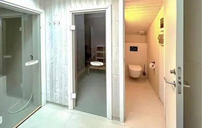 Ein Badezimmer in der Unterkunft Friedrichskoog-Strandpark 3