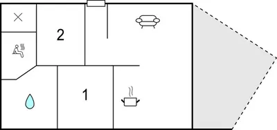 Grundriss der Unterkunft Friedrichskoog-Deichblick 10