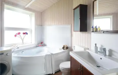 Ein Badezimmer in der Unterkunft Friedrichskoog-Strandpark 5