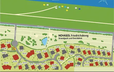 Grundriss der Unterkunft Friedrichskoog-Strandpark 5