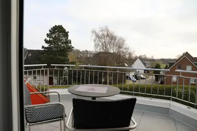 Ein Balkon oder eine Terrasse in der Unterkunft Oasis 08