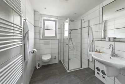 Ein Badezimmer in der Unterkunft Op de Geest 02