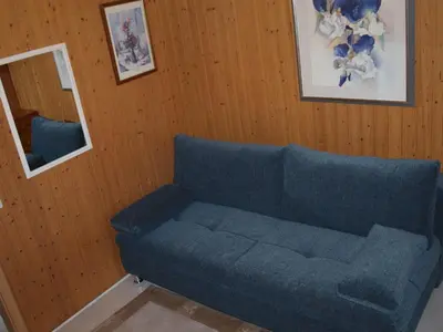 Ein Sitzbereich in der Unterkunft Ferienhaus Lefering Stiftung